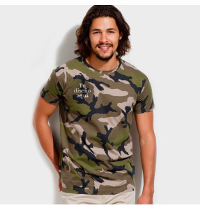 Camiseta camuflaje personalizada