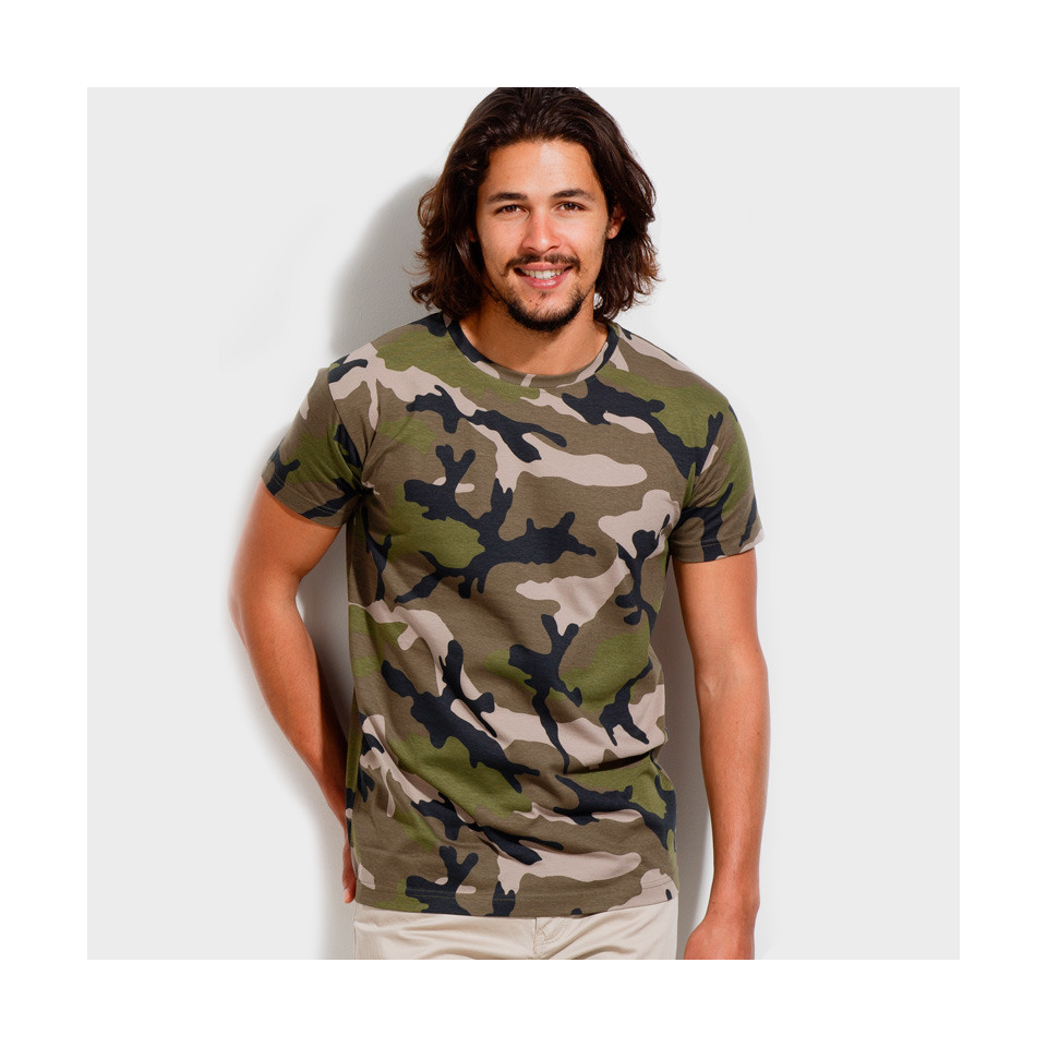 Camiseta camuflaje personalizada