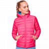 Chaqueta plumón de mujer con capucha personalizada