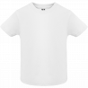 Camiseta blanca bebé personalizada