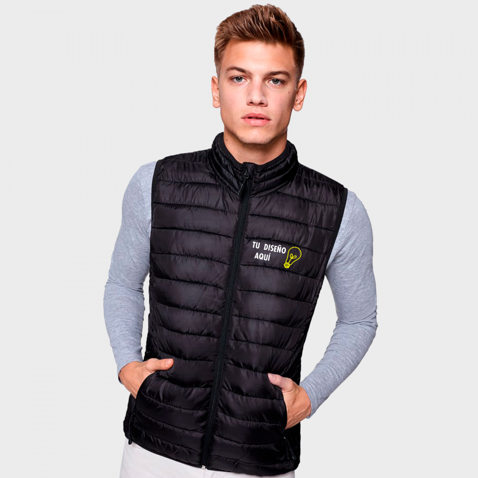 Chaleco acolchado personalizado