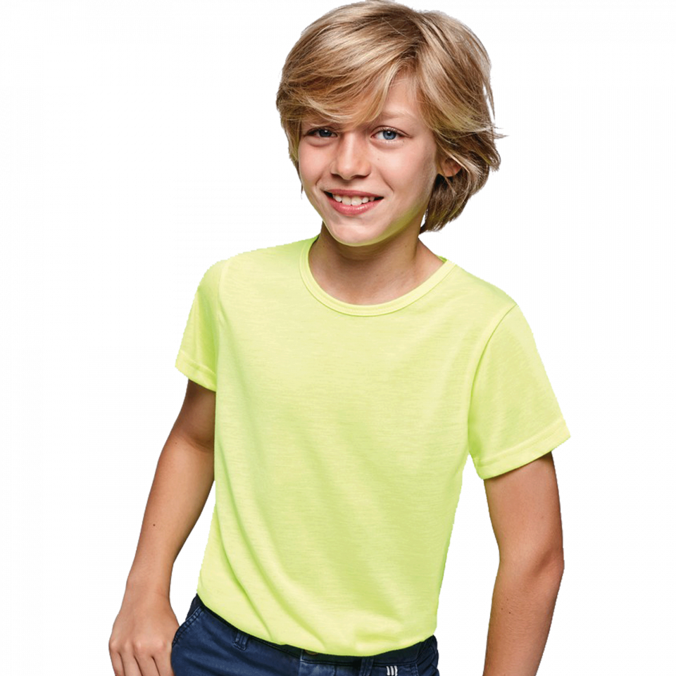 Camiseta niño flúor personalizada