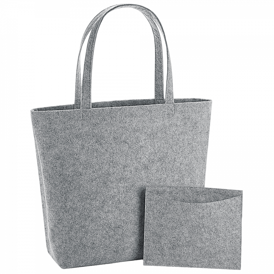 Bolso shopper de fieltro personalizado