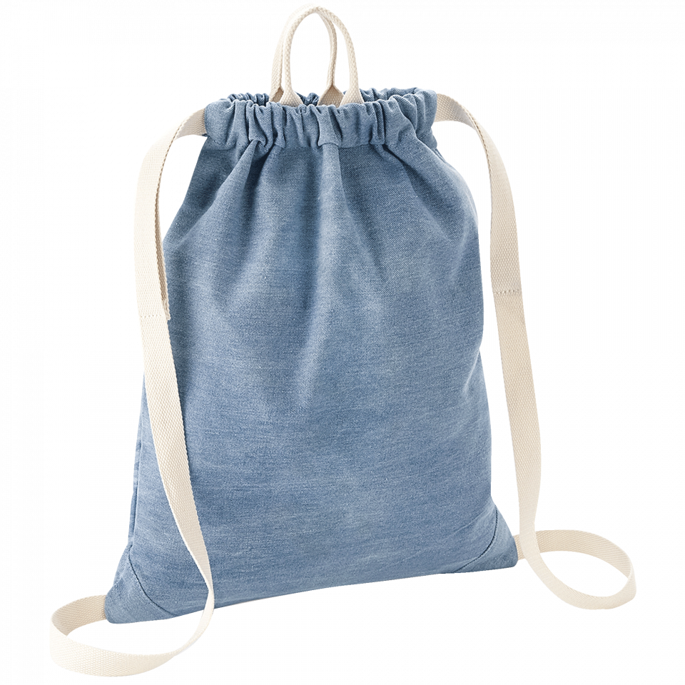 Mochila de asas vaquera personalizable