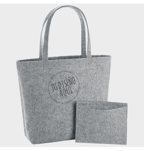 Bolso shopper de fieltro personalizado