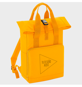 Mochila roll-top de doble asa personalizada