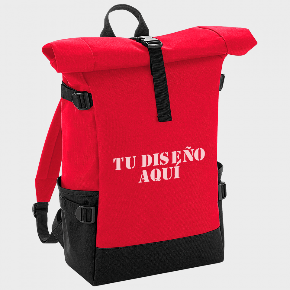 Mochila block roll-top personalizada