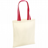 Bolsa de tela con asa en contraste personalizada