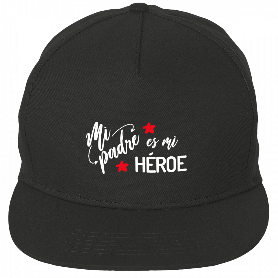 Gorra Día del Padre: mi padre es mi héroe