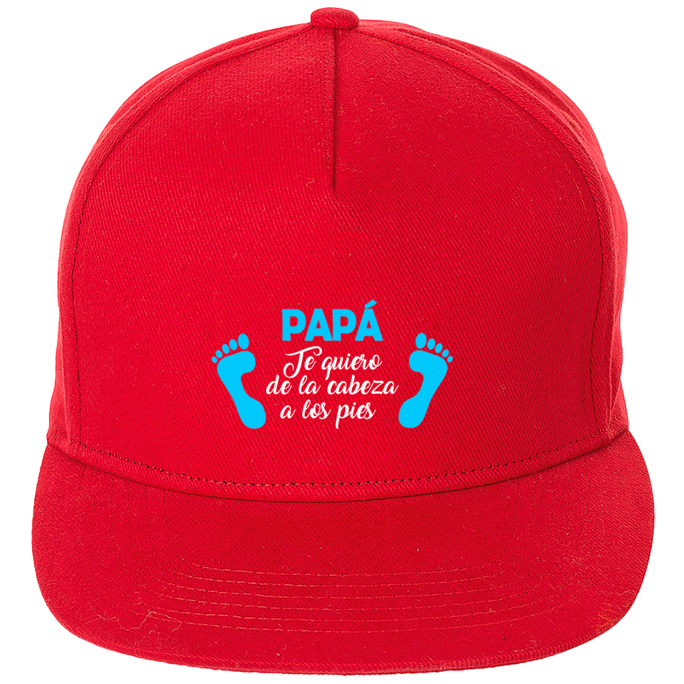 Gorra Día del Padre: te quiero de la cabeza a los pies