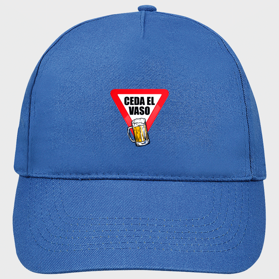Gorra despedida de soltero: ceda el vaso