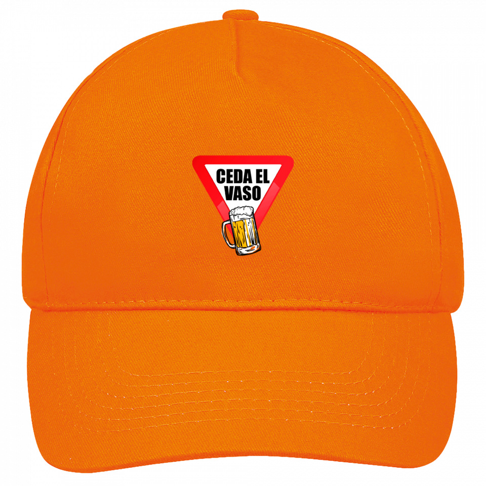 Gorra despedida de soltero: ceda el vaso