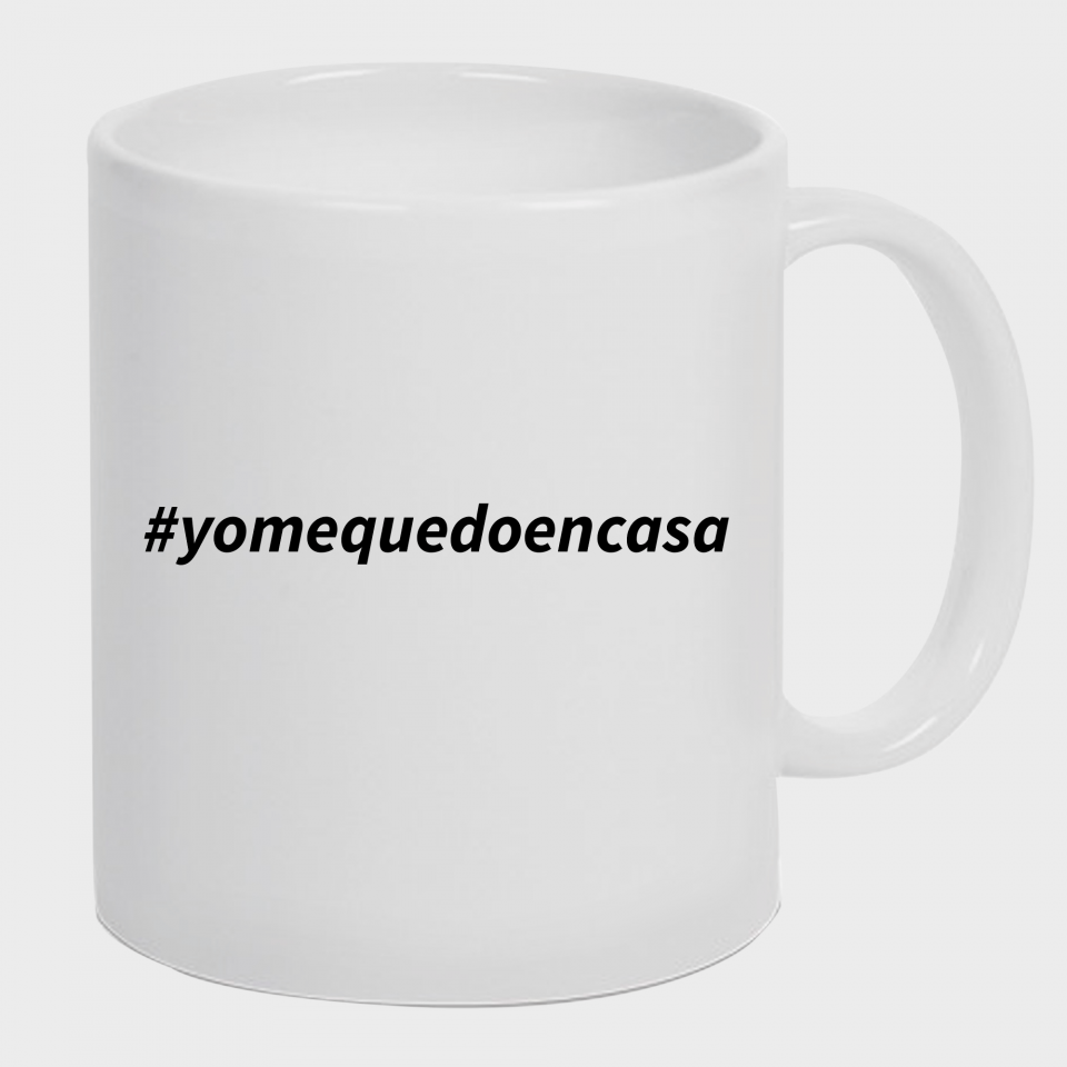 Taza yo me quedo en casa