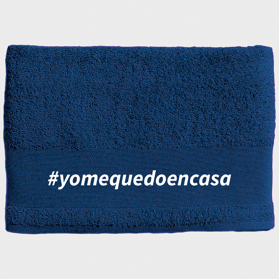 Toalla yo me quedo en casa