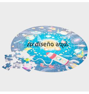 Puzzle circular 200 piezas alta calidad personalizado