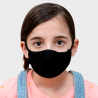 Mascarilla neopreno pequeña negra homologada con protección +91% personalización fullprint