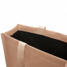 Bolsa de papel kraft e interior non-woven bedford personalizada