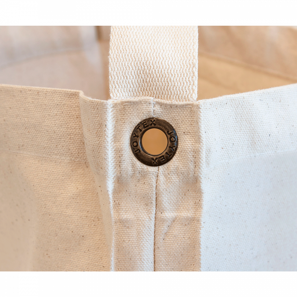 Bolsa de tela premium asa larga personalizada