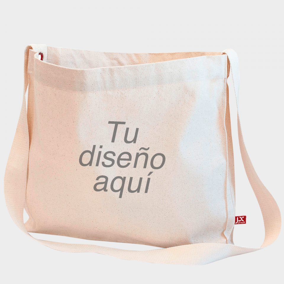 Bolsa de tela premium asa larga personalizada