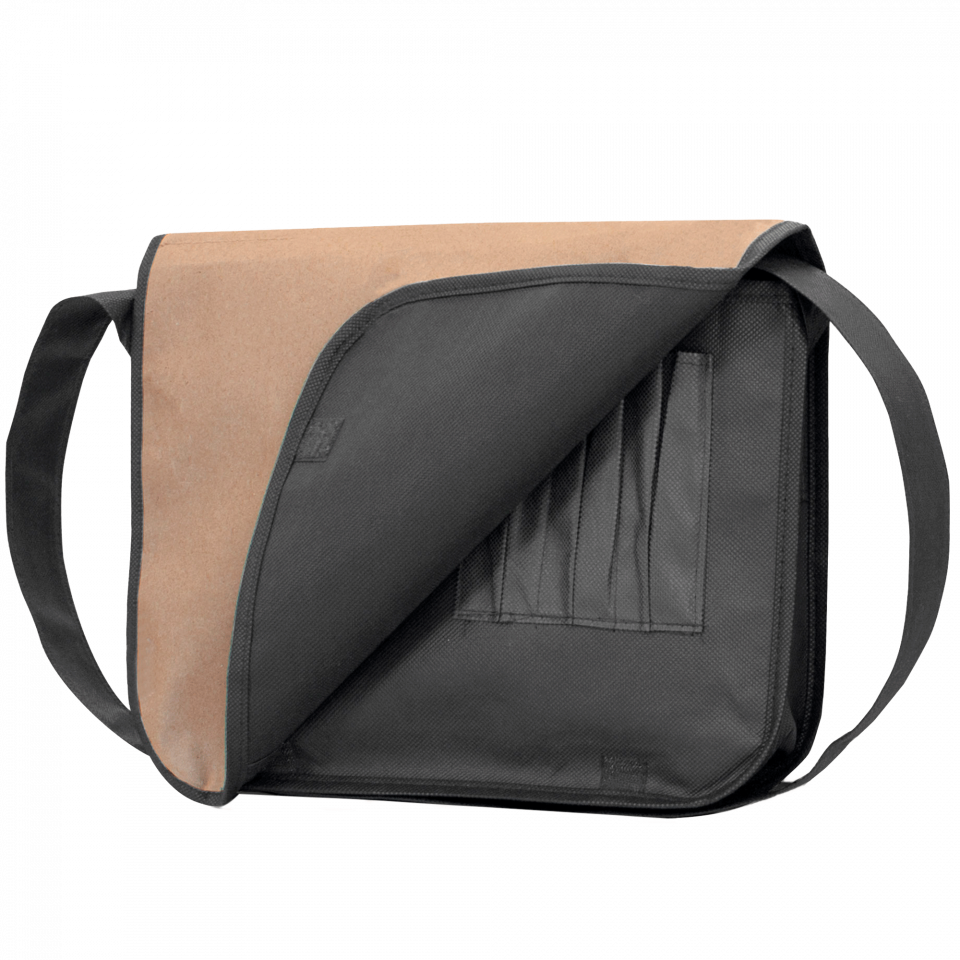 Bandolera de papel con non-woven cologne personalizada