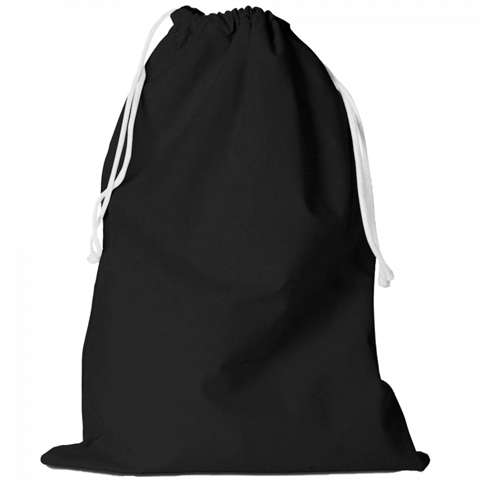 Bolsa algodón 10L cierre cordón personalizada