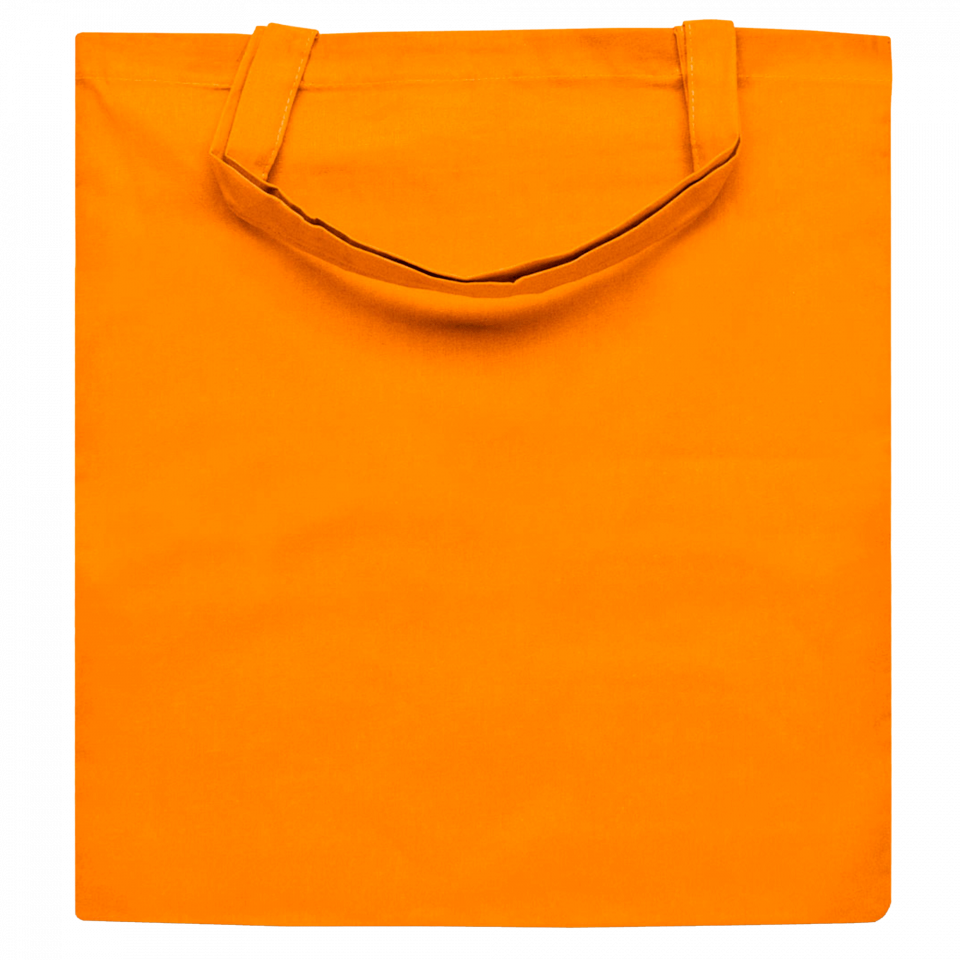 Bolsa algodón asa corta personalizada