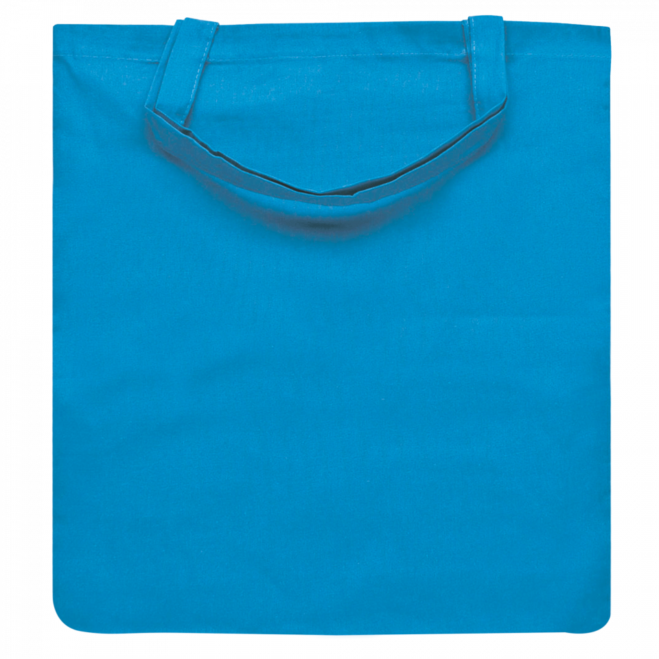 Bolsa algodón asa corta personalizada