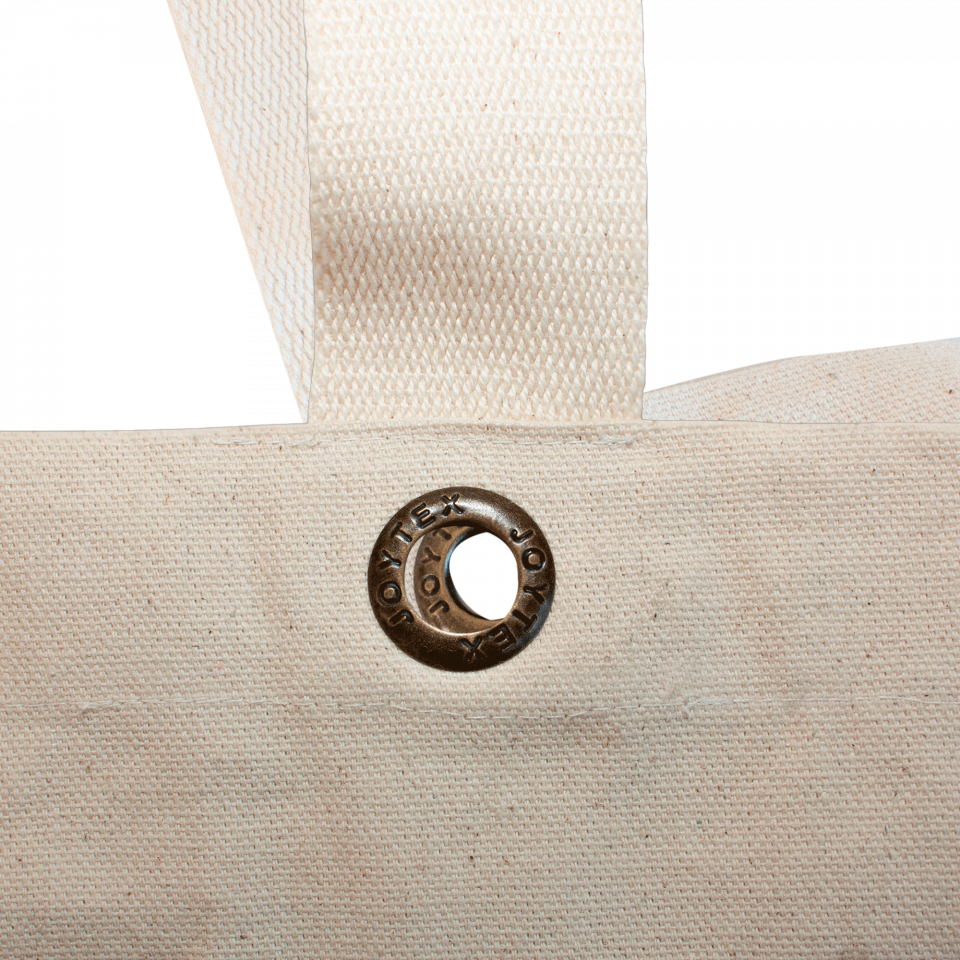 Bolsa de tela premium asa larga y base cuadrada personalizada