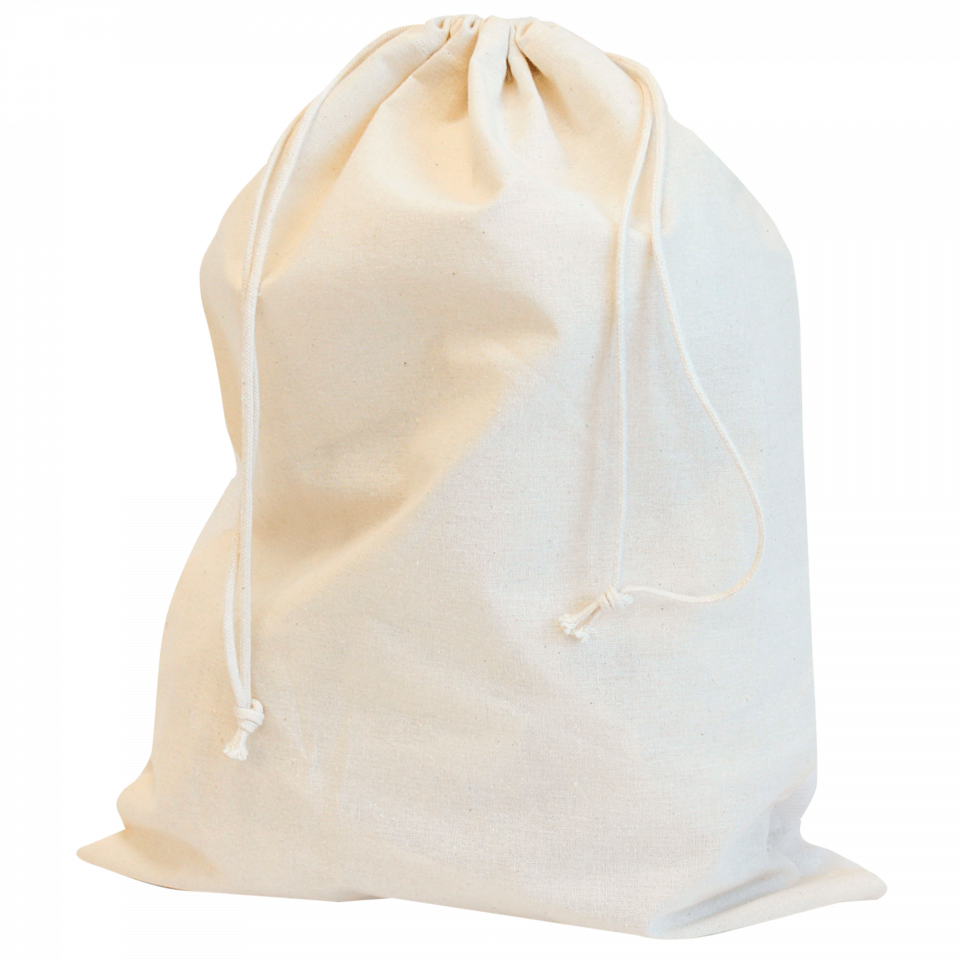 Bolsa algodón y nylon 9L cierre cordón personalizada