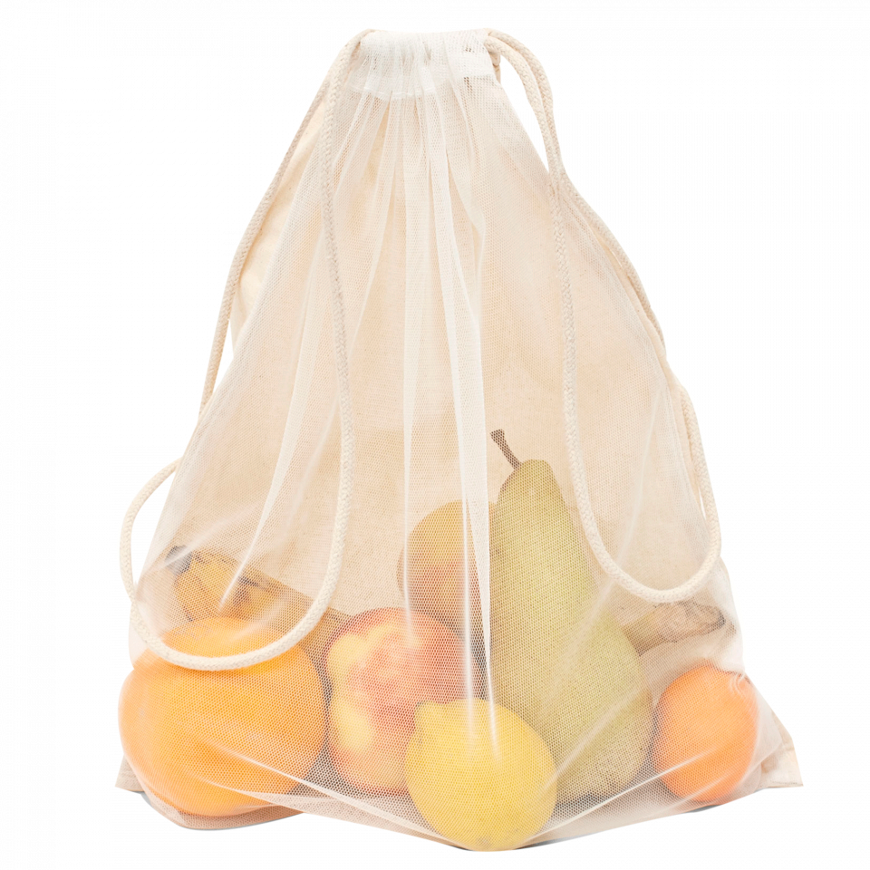 Bolsa algodón y nylon 9L cierre cordón personalizada