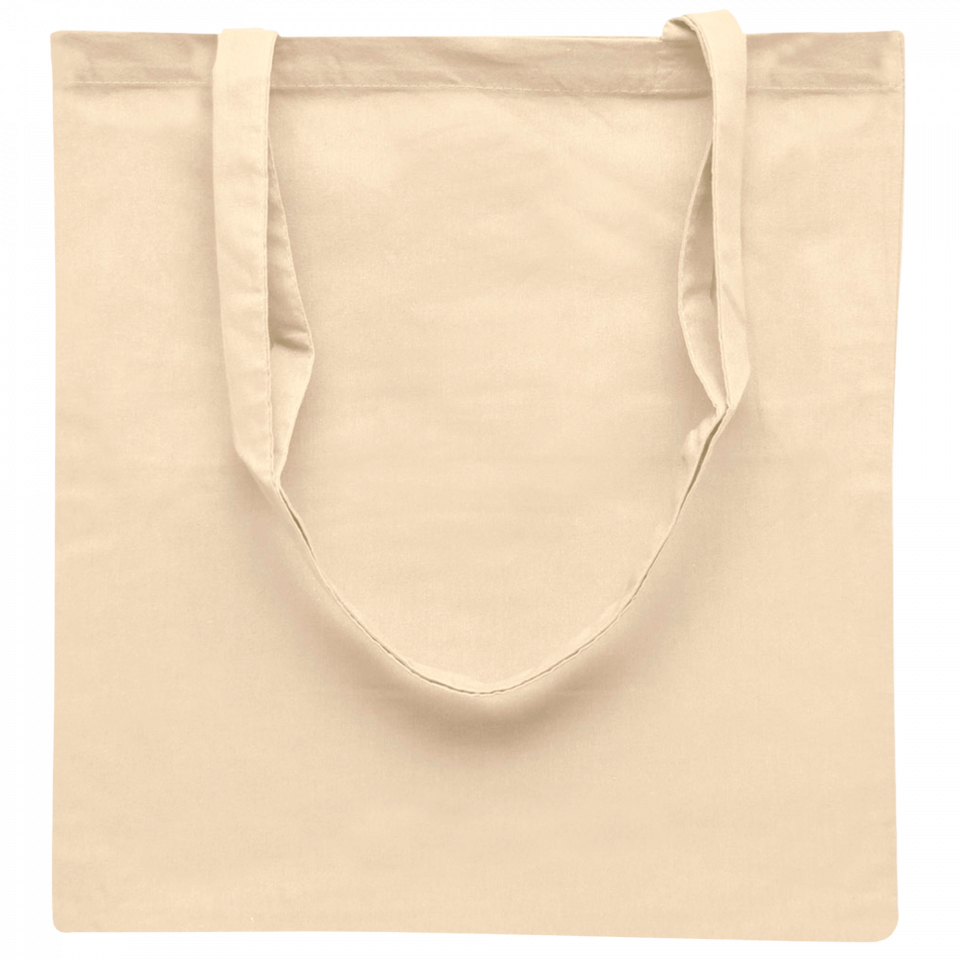 Bolsa algodón asa larga personalizada