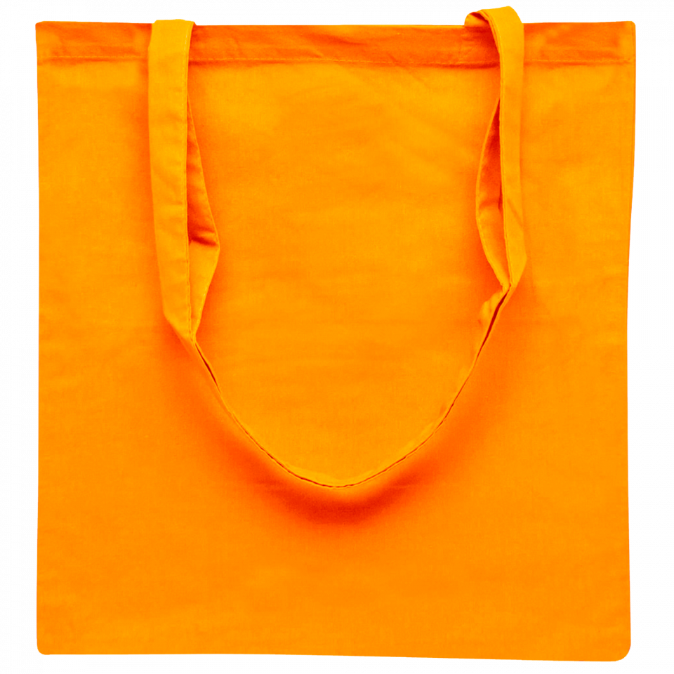 Bolsa algodón asa larga personalizada