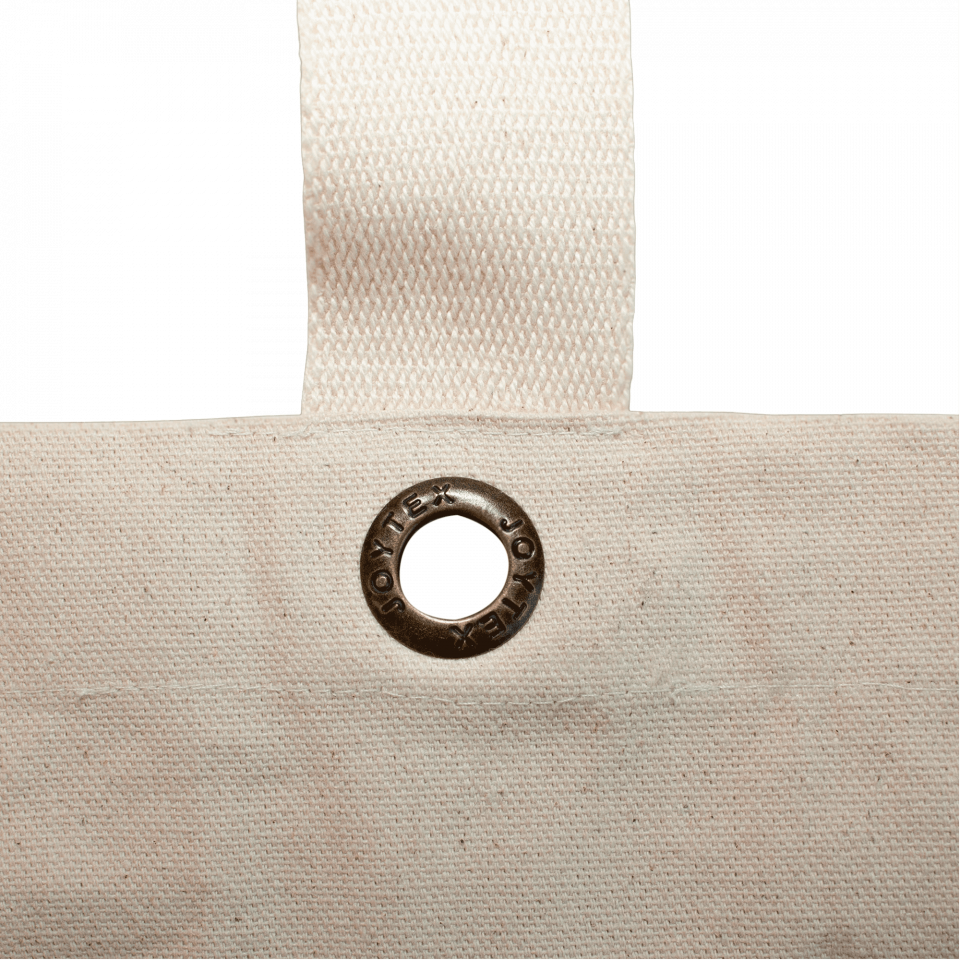 Bolsa algodón premium asa corta personalizada