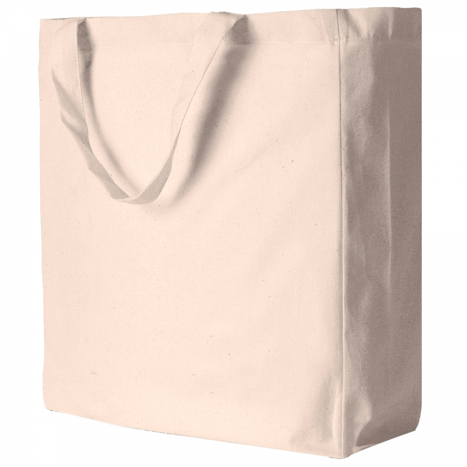 Bolsa grande de algodón personalizada 23L