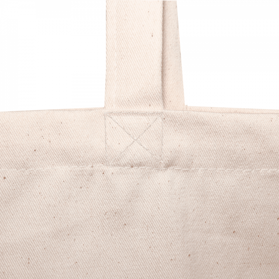 Bolsa de tela estándar asa corta personalizada