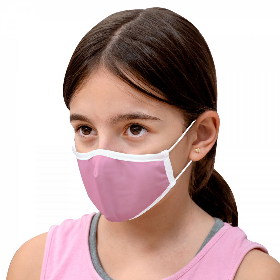 Mascarilla algodón orgánico reversible pequeña estrellas homologada con protección +90%