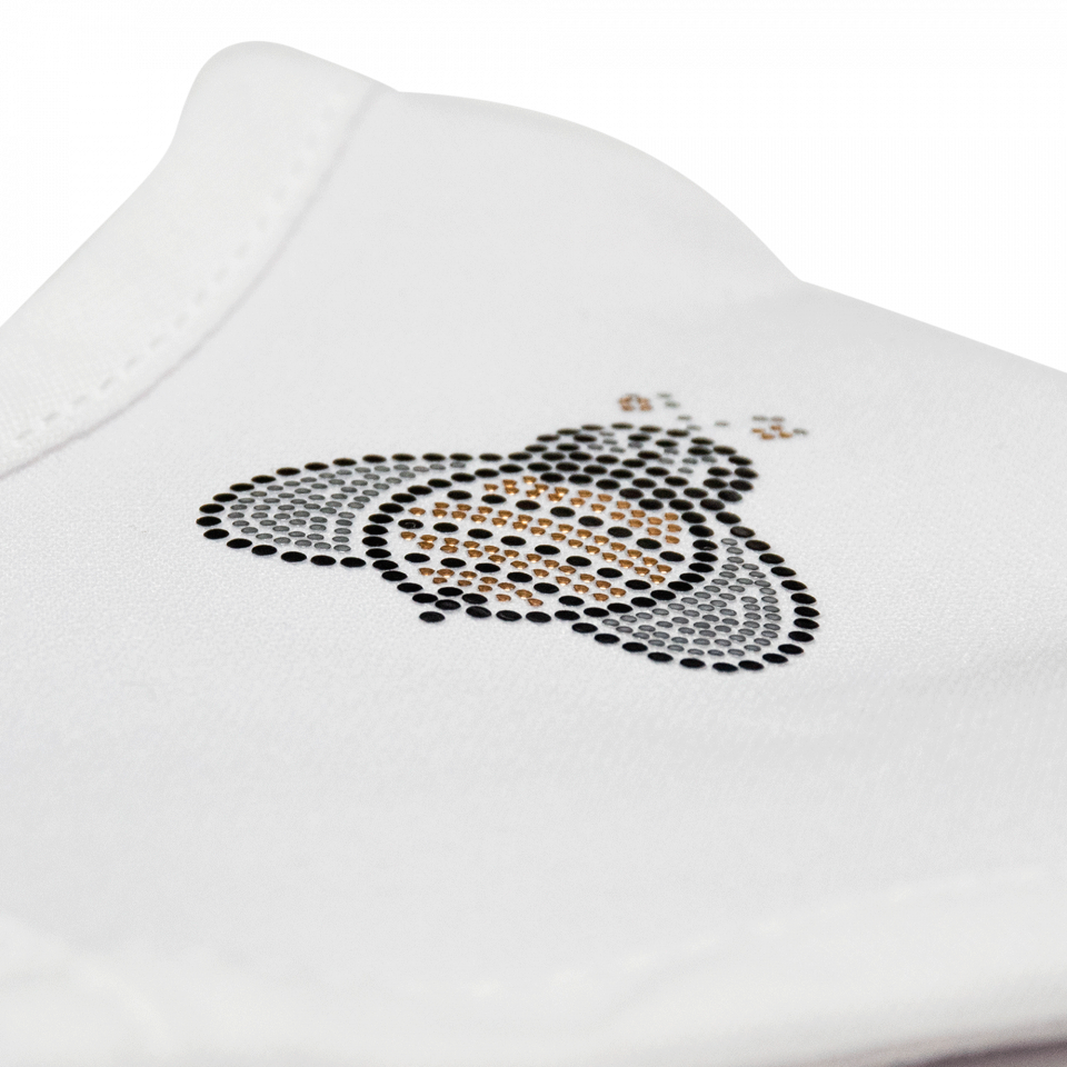 Parche termoadhesivo de brillantes para ropa diseño Abeja