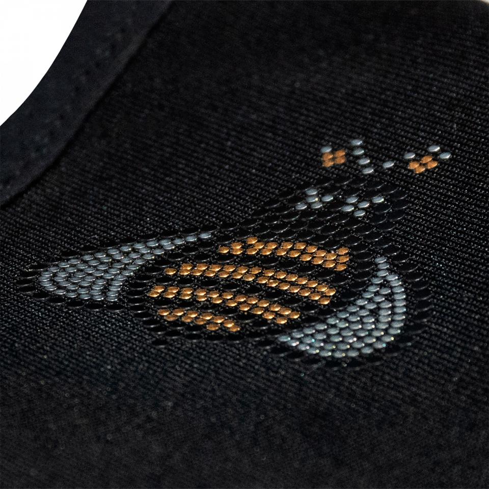 Parche termoadhesivo de brillantes para ropa diseño Abeja