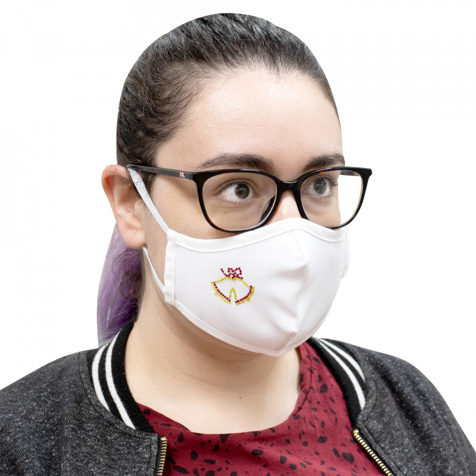 Parche termoadhesivo de brillantes para ropa diseño Campanas