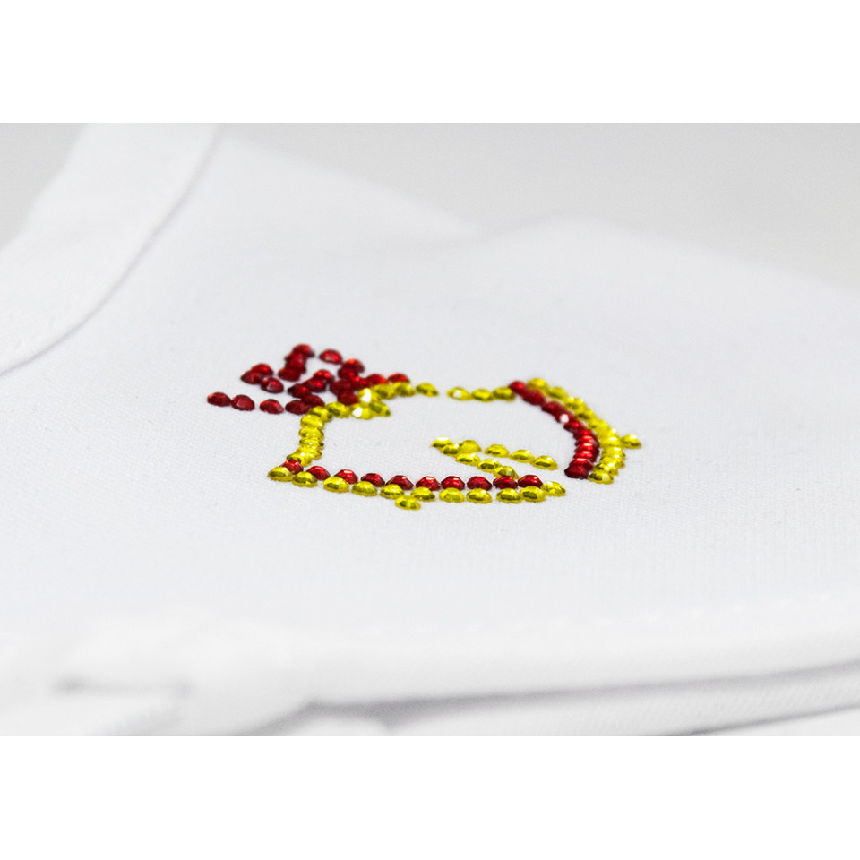 Parche termoadhesivo de brillantes para ropa diseño Campanas