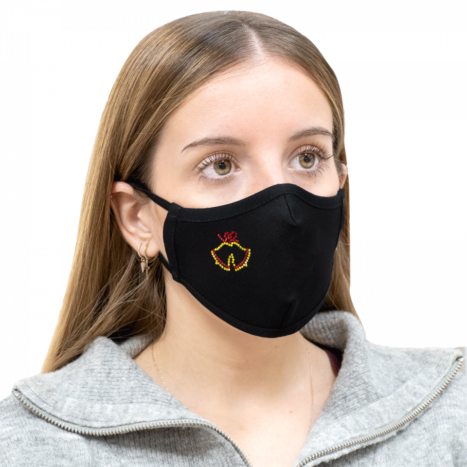 Parche termoadhesivo de brillantes para ropa diseño Campanas