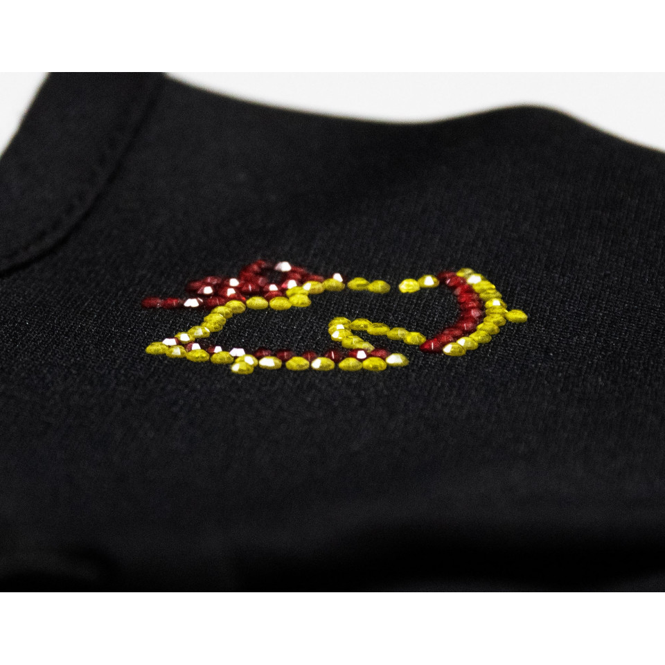 Parche termoadhesivo de brillantes para ropa diseño Campanas