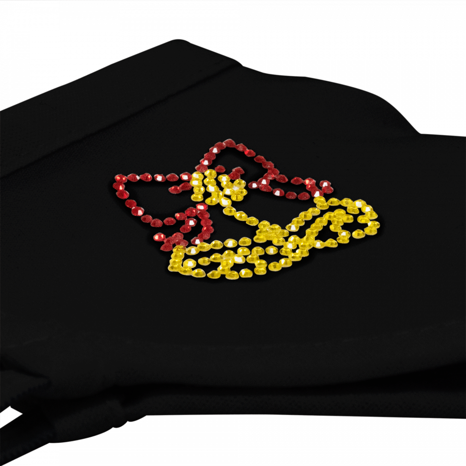 Parche termoadhesivo de brillantes para ropa diseño Campanas 2