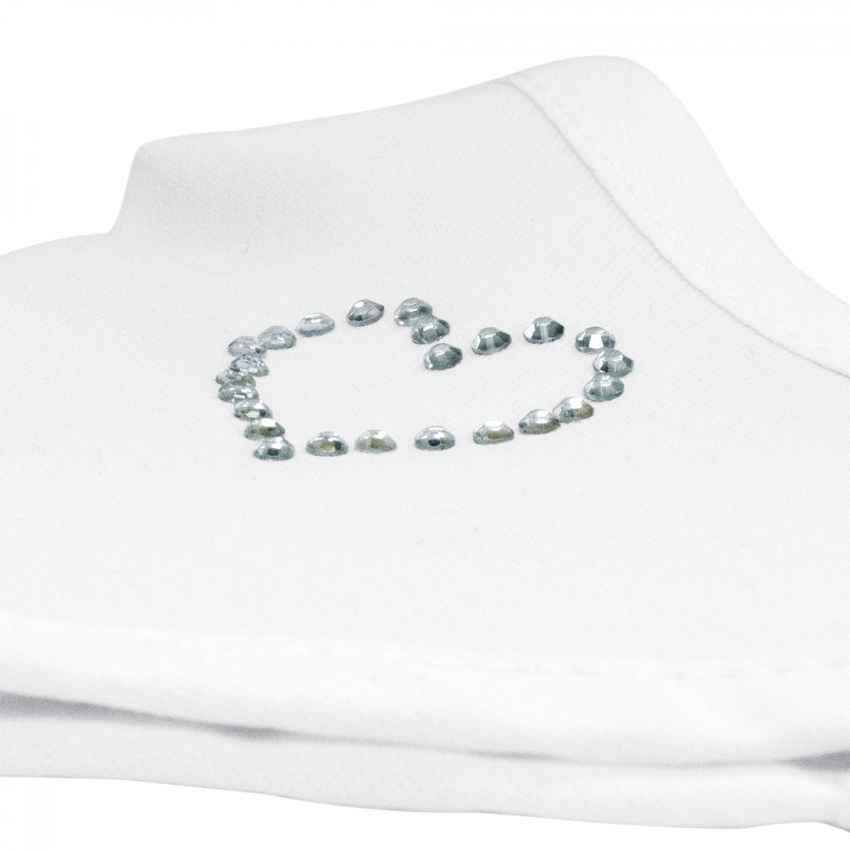 Parche termoadhesivo de brillantes para ropa diseño Corazón