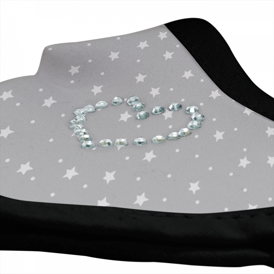 Parche termoadhesivo de brillantes para ropa diseño Corazón