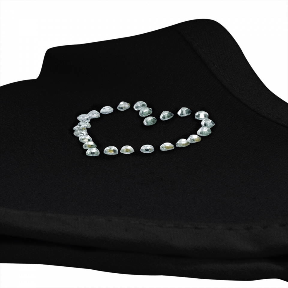 Parche termoadhesivo de brillantes para ropa diseño Corazón