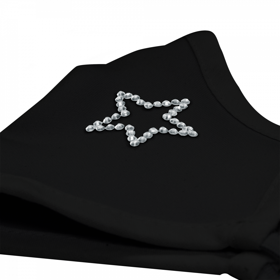 Parche termoadhesivo de brillantes para ropa diseño Estrella