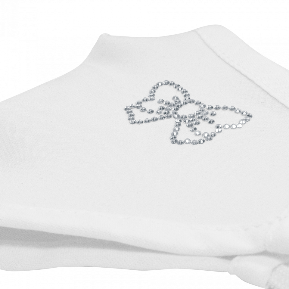 Parche termoadhesivo de brillantes para ropa diseño Lazo