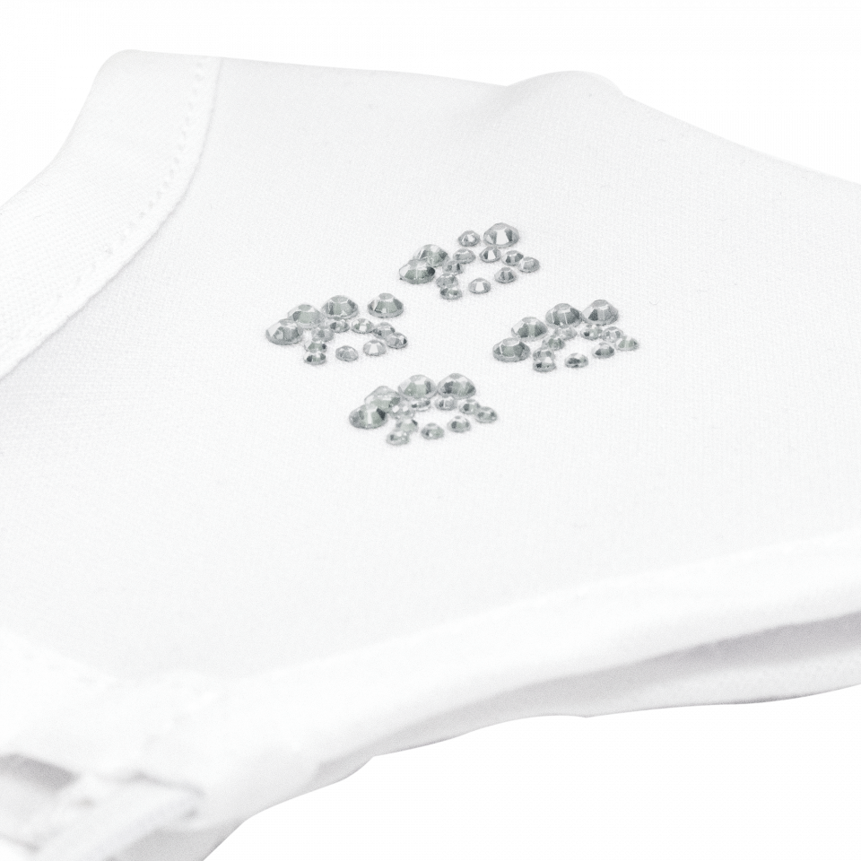 Parche termoadhesivo de brillantes para ropa diseño Huellas de perro