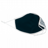 Mascarilla algodón orgánico reversible mediana geo tie grey y navy homologada con protección +90%